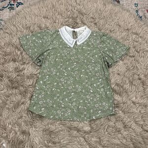 Faith and Joy collared blouse size medium